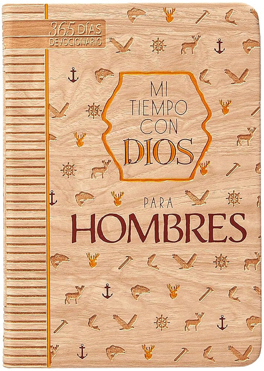 Mi tiempo con Dios para hombres: 365 días devocionario (Spanish Edition) cover image