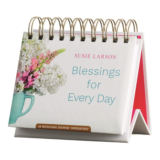 Susie Larson - Blessings for Every Day - An Inspirational DaySpring DayBrightener - Perpetual Calendar cover image