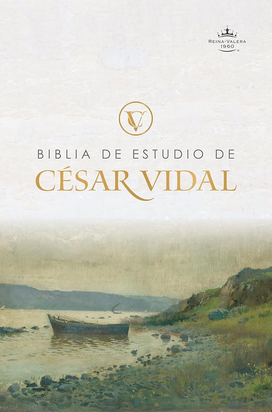 RVR 1960 Biblia de estudio de César Vidal, tapa dura (SPA RVR 1960 Cesar Vidal Study Bible Hardcover) (Spanish Edition) cover image