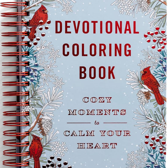 Cozy Moments to Calm Your Heart: Devotional Coloring Book cover image
