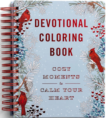 Cozy Moments to Calm Your Heart: Devotional Coloring Book cover image