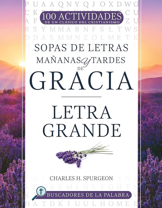 Mañanas y tardes de gracia: Letra grande (Buscadores de la Palabra) (Spanish Edition) cover image