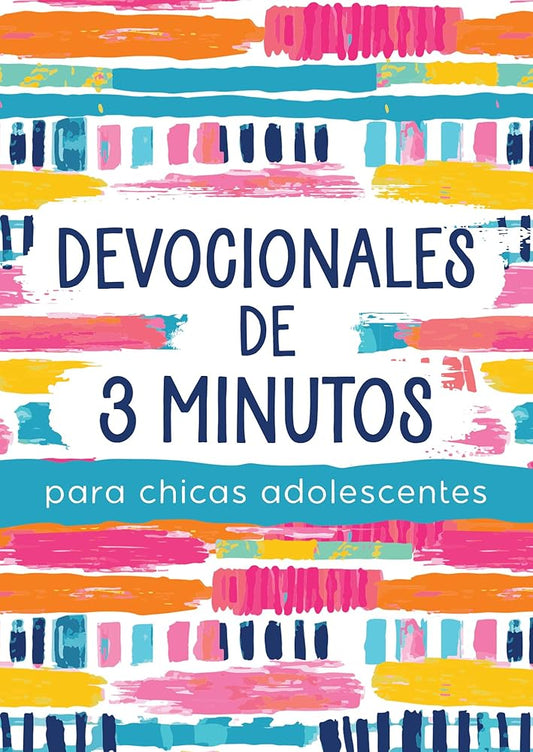 Devocionales de 3 Minutos Para Chicas Adolescentes: 180 Lecturas Alentadoras (3-Minute Devotions) (Spanish Edition) cover image