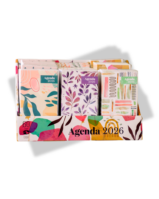 Display Agendas Pocket 2026 - 60 unidades
