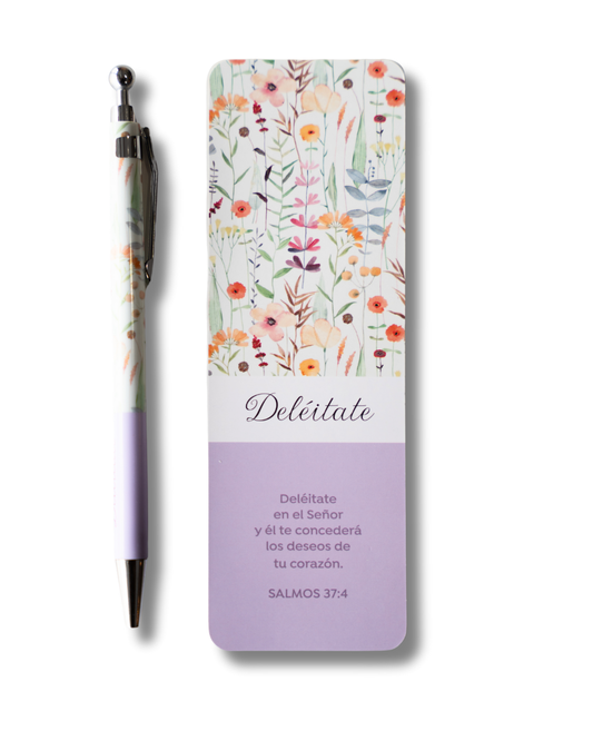 Marcador y Bolígrafo Elegance | Deléitate