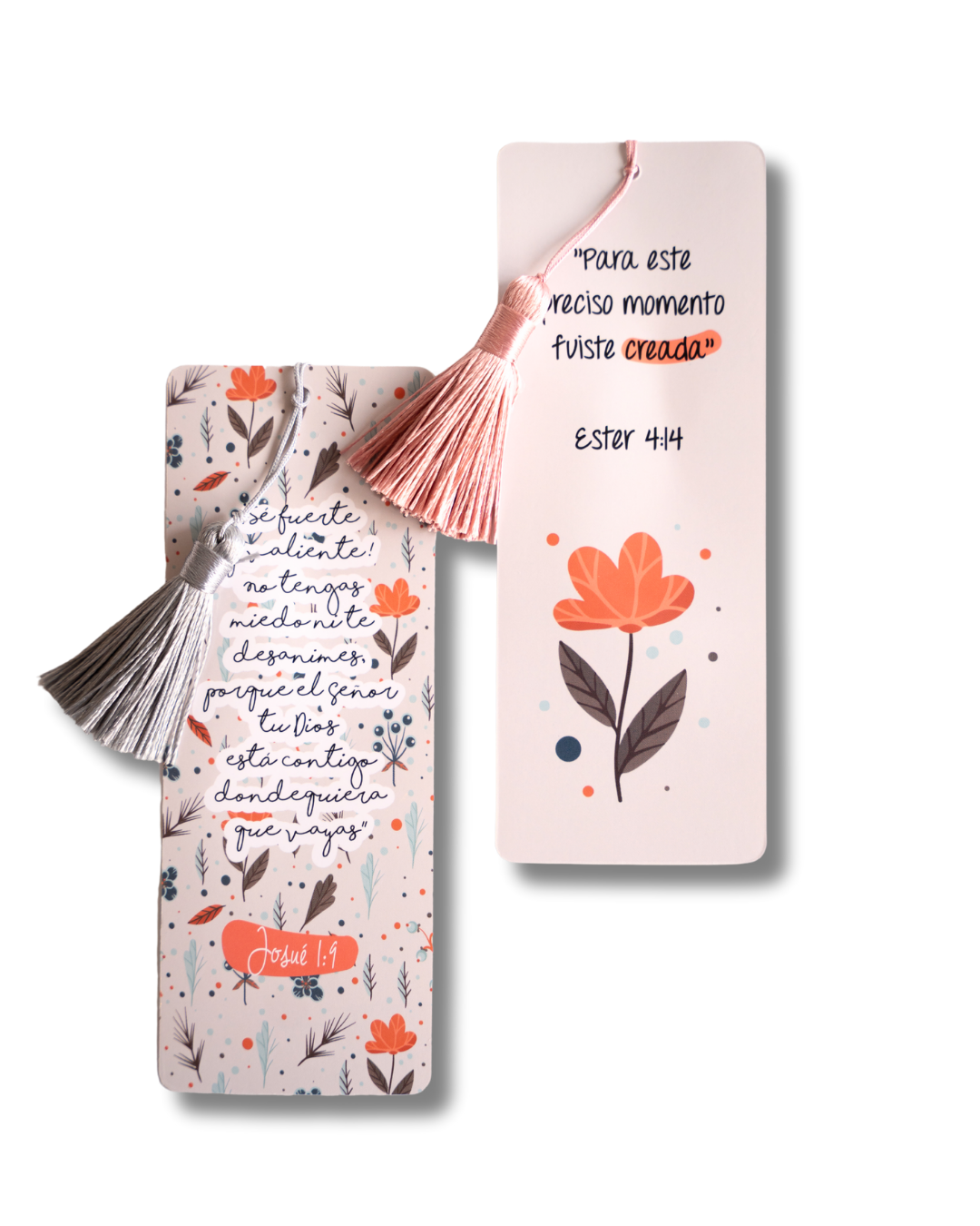 Marcador con borla | Sé fuerte y valiente