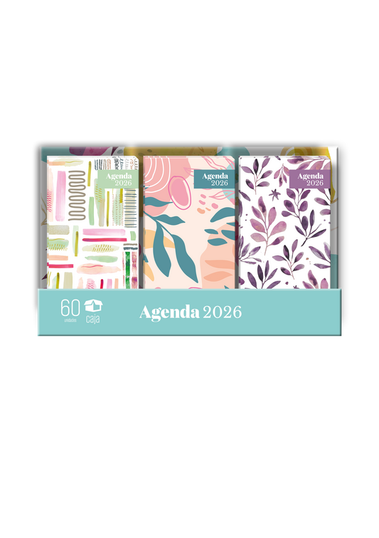 Display Agendas Pocket 2026 - 60 unidades