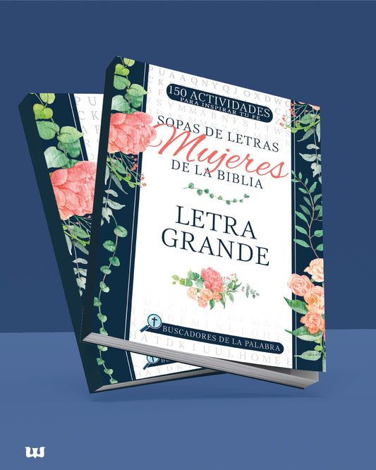 Sopas de letras Mujeres de la Biblia: Letra grande