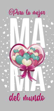 Tarjeta para la mejor mamá del mundo