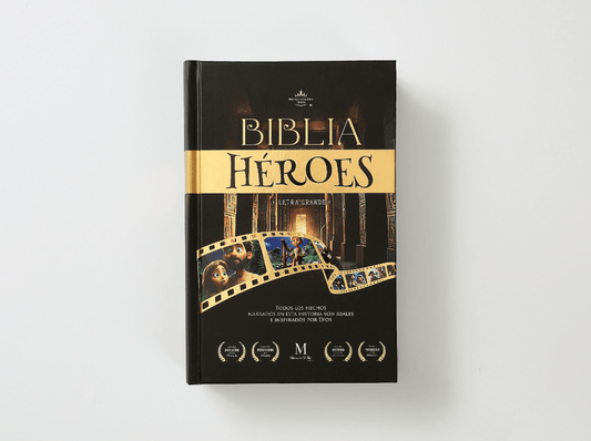 BIblia Héroes | RVR60, Negra, Tapa Dura