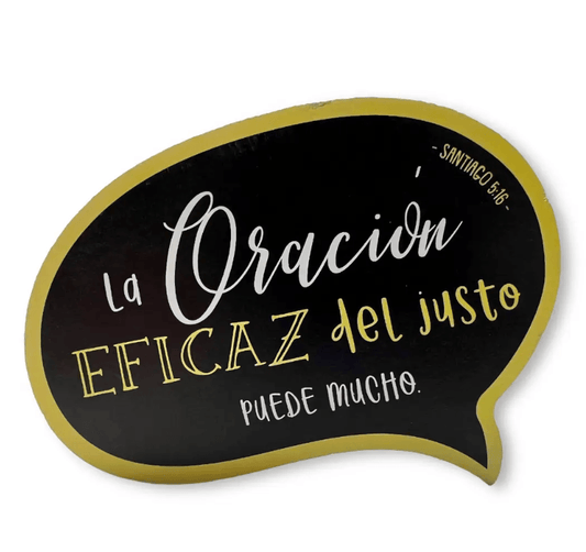 La Oración Eficaz - Plaqué Palabras Sabias