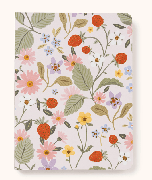 Blossoming Berries Coptic-Bound Diario mediano