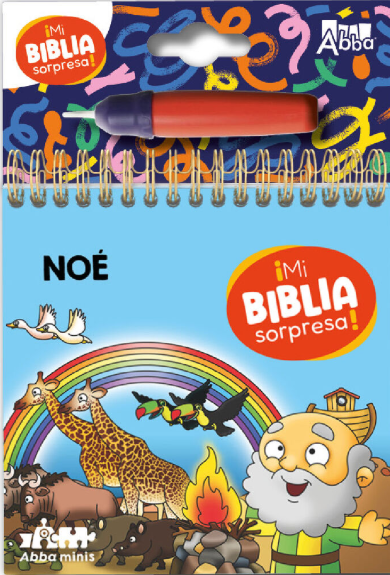 Noé Colección Mi Biblia Sorpresa Pinta con Agua