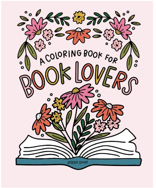 A Coloring Book for Book Lovers