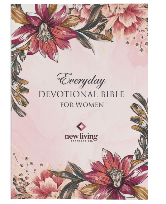 Pink Lily NLT Everyday Devotional Bible for Women