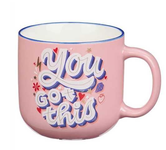 You Got This Pink Ceramic Coffee Mug
