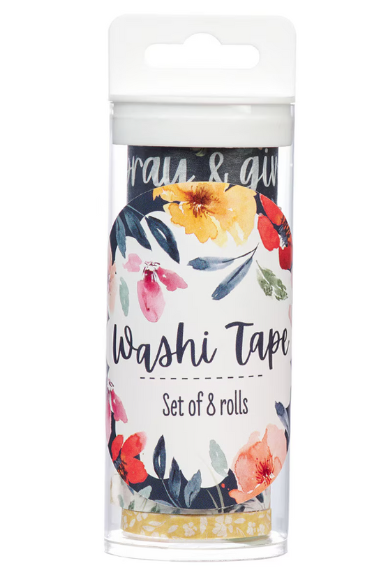 Give Thanks Always Washi Tape Set - 1 Thessalonians 5:16-17