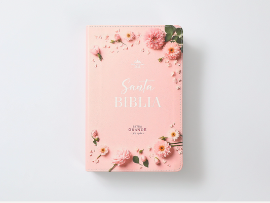 Biblia Rvr60 Imit Piel Rosa 12 Pts Con Índice Colección Supreme