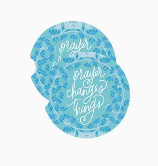 Car Coaster Prayer Changes Things | Posavasos La oración cambia las cosas