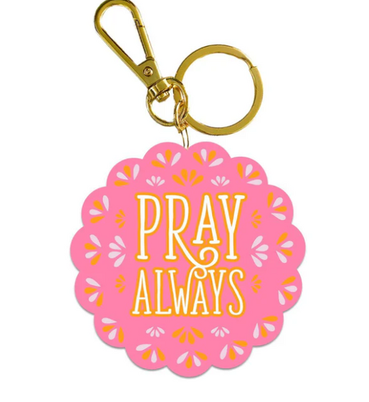 Acrylic Keychain Pray Always | Ora siempre