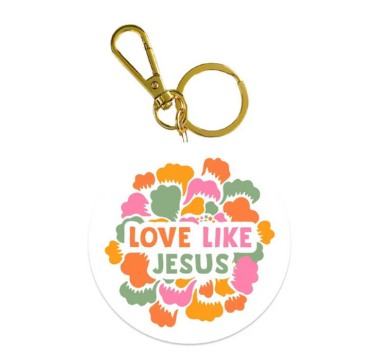 Acrylic Keychain Love Like Jesus | Amar como Jesús