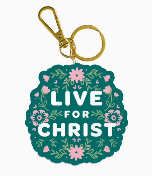 Acrylic Keychain Live For Christ | Vive por Cristo