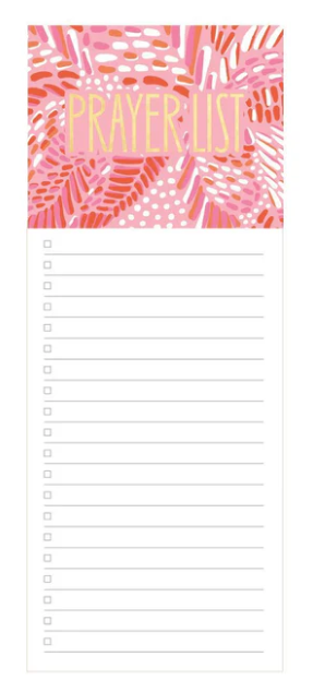 Prayer List Magnetic Notepad | Bloc de notas magnético con lista de oración