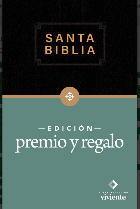 Santa Biblia NTV, Edición premio y regalo