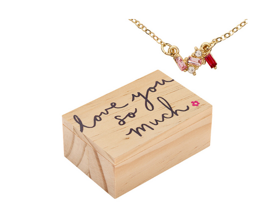 Treasure Box Necklace - Blush - Love you So Much | Te amo tanto