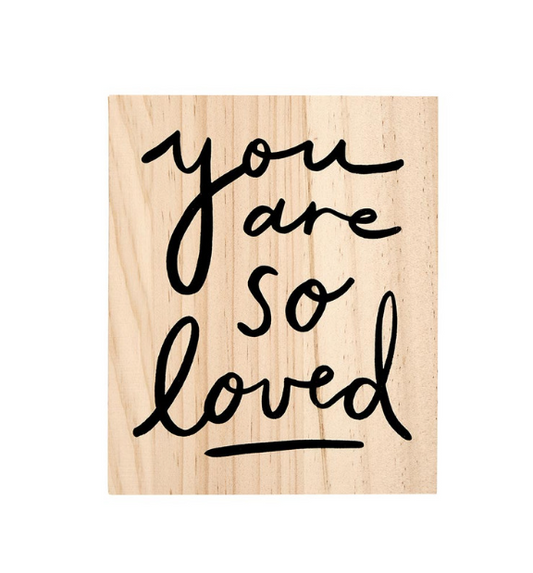 Greeting Card Set with Wood Box “You Are so Loved” - Inspirational |Juego de tarjetas de felicitación