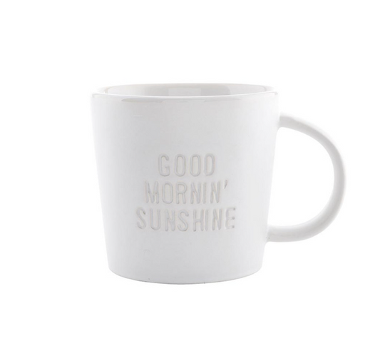Face to Face Ceramic Coffee Mug - Good Morning Sunshine |Buenos días, sol