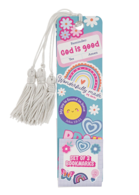 Juego de marcapáginas de papel con pegatinas "Brilla por Jesús"| Shine for Jesus