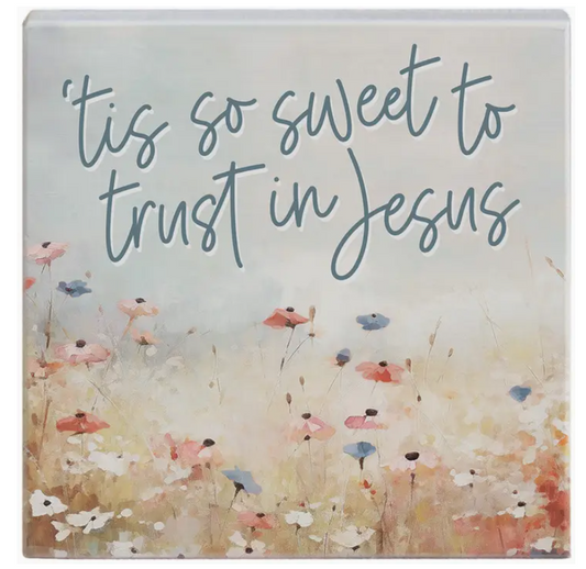 Cuadro Es tan dulce Jesús |Tis So Sweet Jesus - Small Talk Square