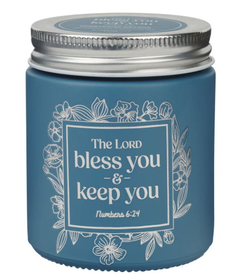 Vela de olor Bless You and Keep You Numbers 6:24 | El Señor te bendiga y te guarde Números 6:24
