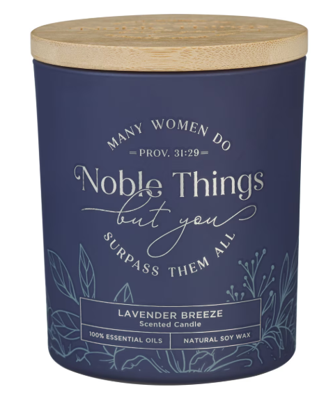 Vela de olor Noble things Proverbs 31:29 | Cosas nobles Proverbios 31:29