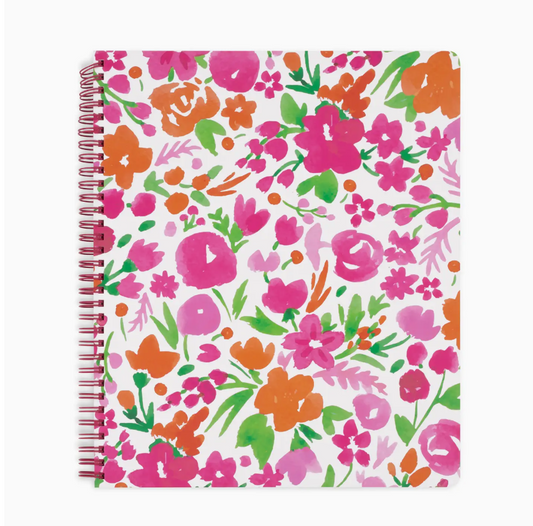 Libreta grande Watercolor Flowers | Flores en acuarela