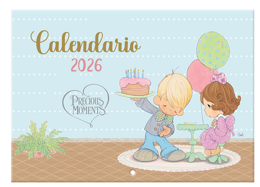 Calendario de pared Precious Moments 2026