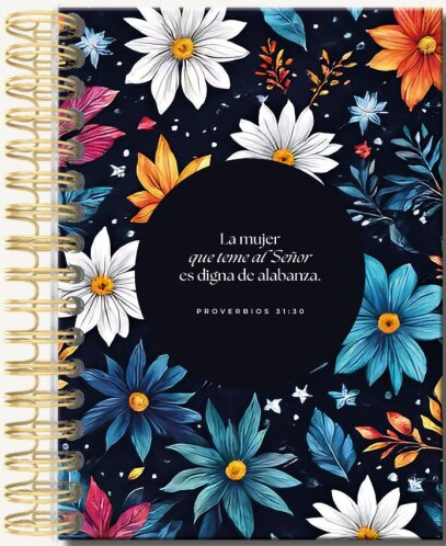 Libreta Espiral con Elástico: La mujer que teme al Señor - Proverbios 31:30