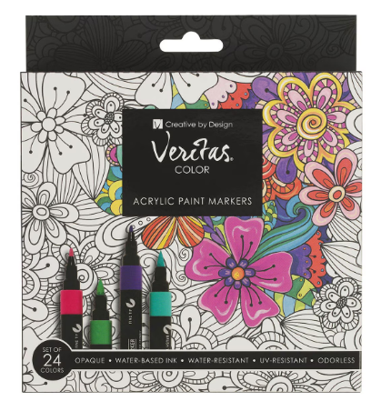 Veritas Color Acrylic Paint Marker Set | Set de Marcadores de Pintura Acrílica Veritas Color