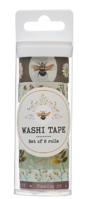 Psalm 23 Floral Washi Tape Set "Salmo 23"
