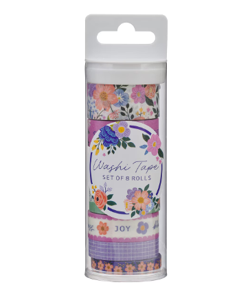 Bloom With Joy Washi Tape Set "Florece con alegría"