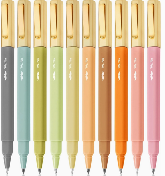 Mr. Pen Aesthetic Pens - 10 Pack in Vibrant Colors