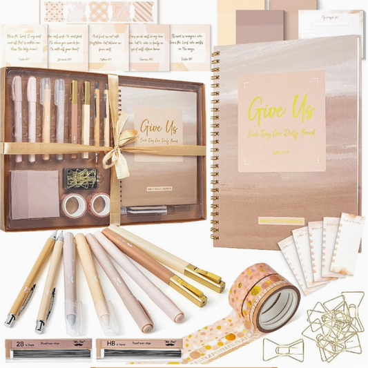 Golden Blush Bible Journaling Kit For Women