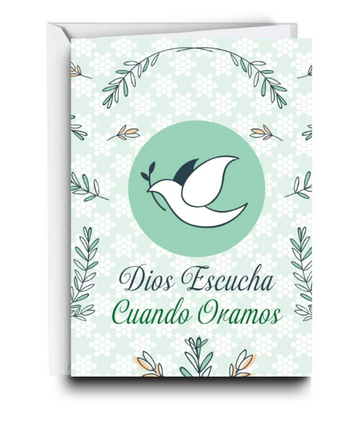 Tarjeta Dios Escucha Cuando Oramos
