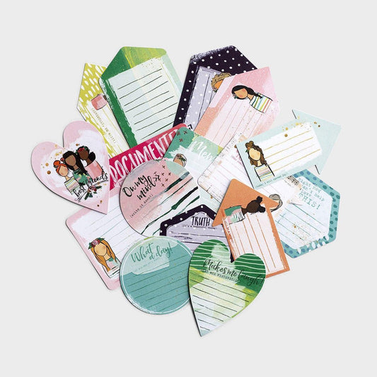 Beloved Society - Shapes - 16-Piece Tip-Ins - Pura Vida Books