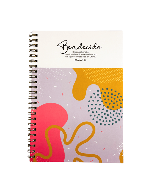 Bendecida - Libretas Lineas Flores II
