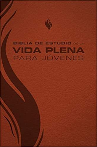 Biblia de Estudio de la Vida Plena para Jóvenes RV60 (Marrón) - Pura Vida Books