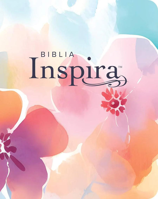 Biblia Inspira Floral NTV | Para apuntes, ilustrada, cuero paraíso