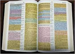 Biblia/RVR/Arco Iris/Piel Fabricad/Negro - Pura Vida Books