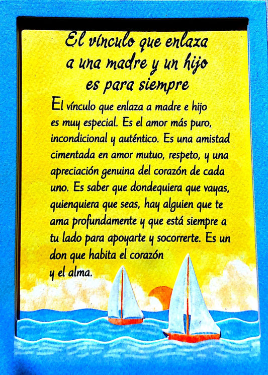 Blue Mountain Arts Iman El vinculo que enlaza a una madre y un hijo - Pura Vida Books